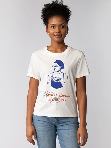 watapparel T-Shirt Frauen Coffee is a good idea von watapparel