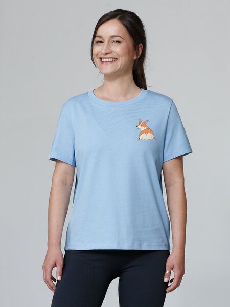 watapparel T-Shirt Frauen Corgi watapparel T-Shirt Frauen Corgi von watapparel