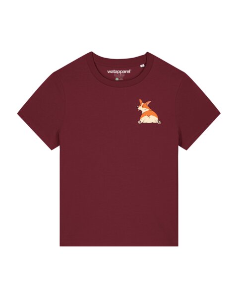 watapparel T-Shirt Frauen Corgi von watapparel