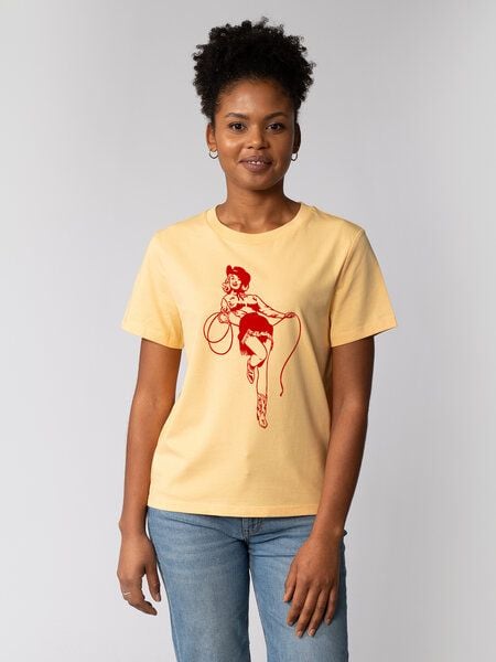 watapparel T-Shirt Frauen Cowgirl von watapparel