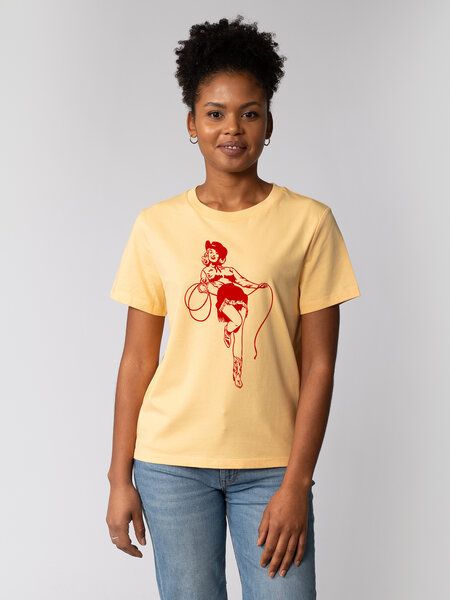 watapparel T-Shirt Frauen Cowgirl von watapparel