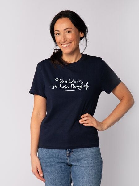 watapparel T-Shirt Frauen Das Leben ist kein Ponyhof von watapparel