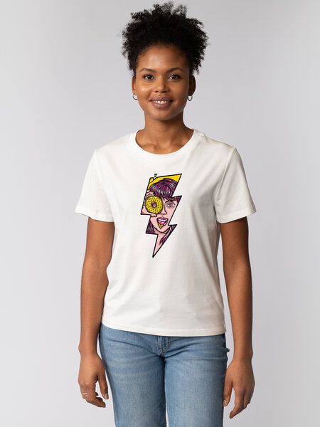 watapparel T-Shirt Frauen Donut watapparel T-Shirt Frauen Donut von watapparel