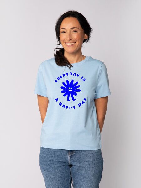 watapparel T-Shirt Frauen Everyday is a happy day watapparel T-Shirt Frauen Everyday is a happy day von watapparel