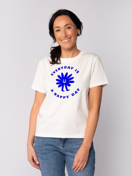 watapparel T-Shirt Frauen Everyday is a happy day watapparel T-Shirt Frauen Everyday is a happy day von watapparel