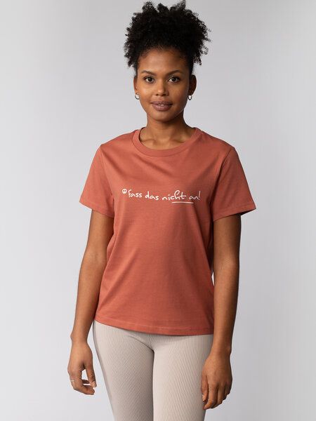 watapparel T-Shirt Frauen Fass das nicht an von watapparel