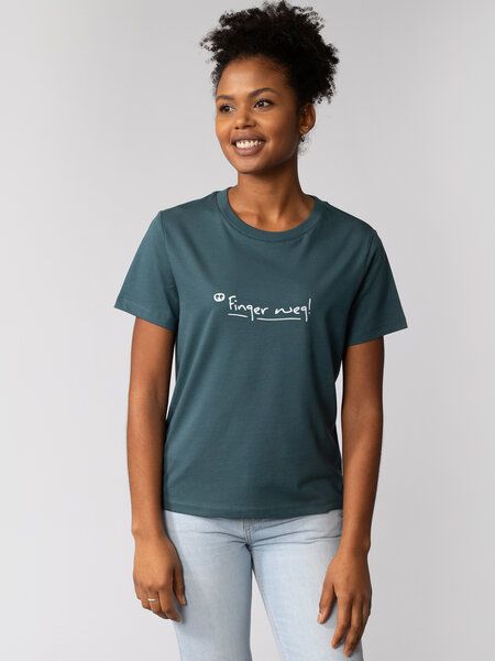 watapparel T-Shirt Frauen Finger weg von watapparel