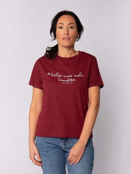 watapparel T-Shirt Frauen Früher war mehr Lametta von watapparel