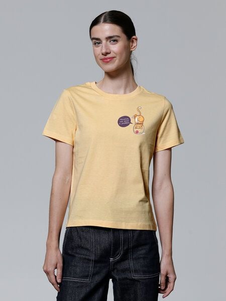 watapparel T-Shirt Frauen Funny Cat von watapparel