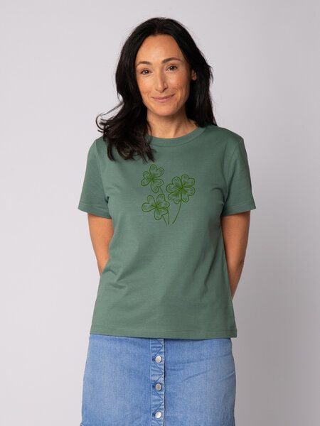 watapparel T-Shirt Frauen Glücksklee von watapparel