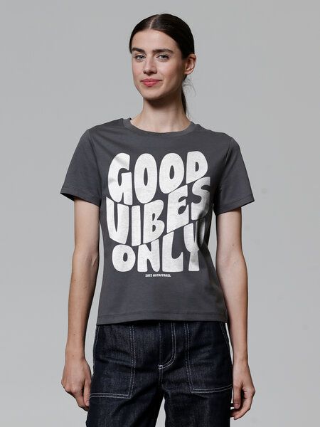 watapparel T-Shirt Frauen Good vibes only von watapparel
