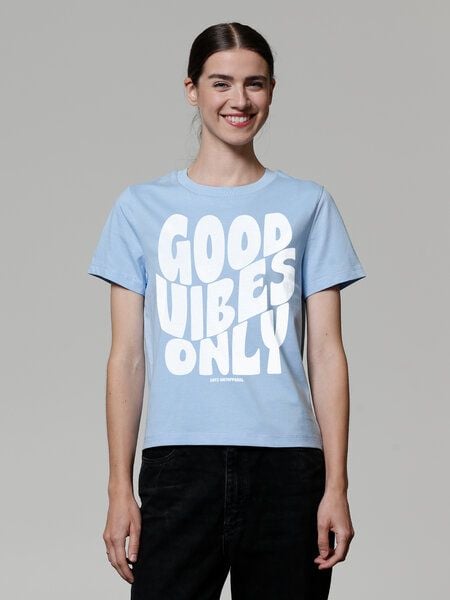watapparel T-Shirt Frauen Good vibes only von watapparel