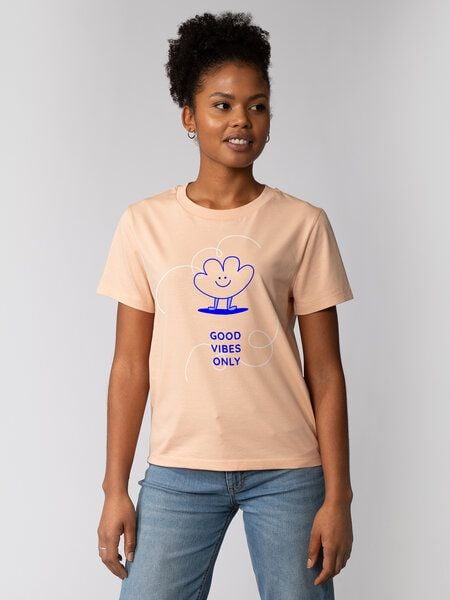 watapparel T-Shirt Frauen Good vibes only von watapparel