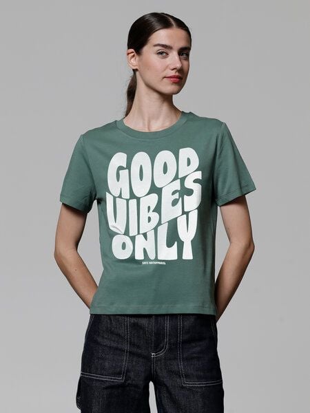watapparel T-Shirt Frauen Good vibes only von watapparel
