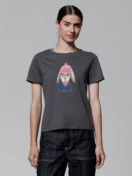 watapparel T-Shirt Frauen Hase watapparel T-Shirt Frauen Hase von watapparel