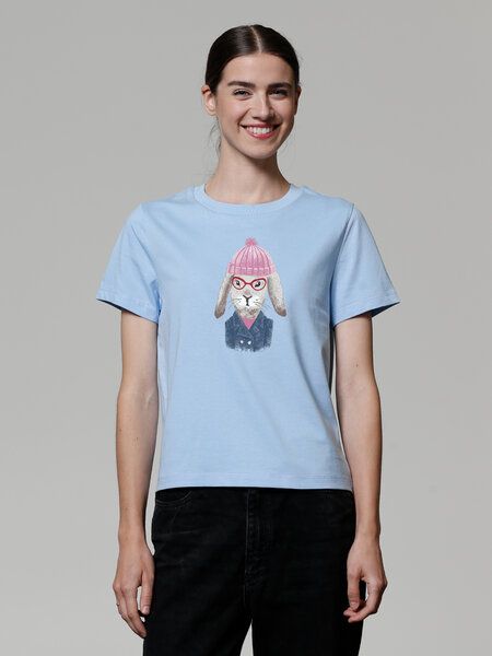 watapparel T-Shirt Frauen Hase watapparel T-Shirt Frauen Hase von watapparel