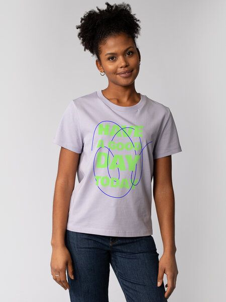 watapparel T-Shirt Frauen Have a good day today von watapparel