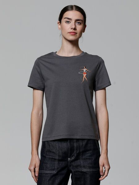 watapparel T-Shirt Frauen Hula Hoop watapparel T-Shirt Frauen Hula Hoop von watapparel