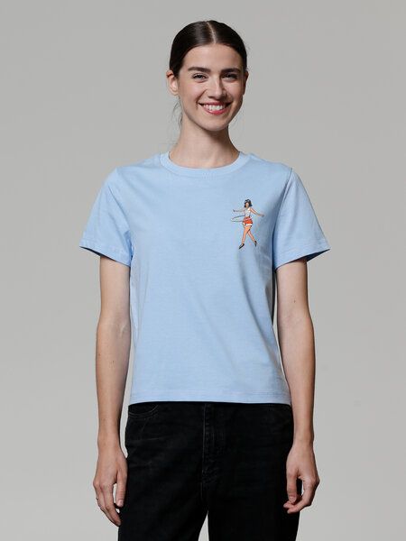 watapparel T-Shirt Frauen Hula Hoop watapparel T-Shirt Frauen Hula Hoop von watapparel