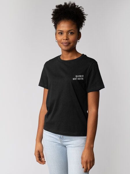 watapparel T-Shirt Frauen Ich kann so nicht arbeiten von watapparel