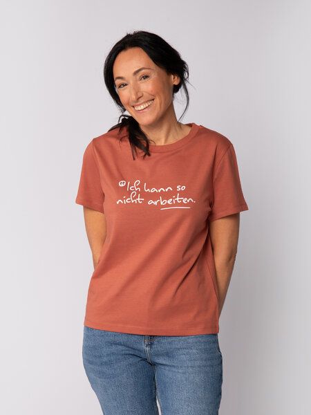 watapparel T-Shirt Frauen Ich kann so nicht arbeiten von watapparel
