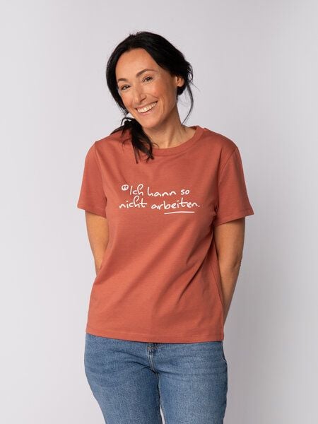 watapparel T-Shirt Frauen Ich kann so nicht arbeiten von watapparel