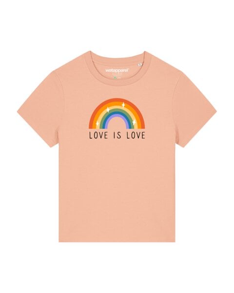 watapparel T-Shirt Frauen Love is Love von watapparel