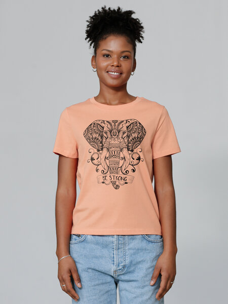 watapparel T-Shirt Frauen Mandala Elephant von watapparel