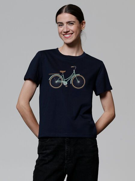 watapparel T-Shirt Frauen Mint Bike watapparel T-Shirt Frauen Mint Bike von watapparel