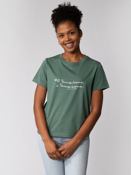 watapparel T-Shirt Frauen O Tannenbaum von watapparel