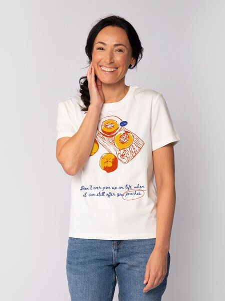 watapparel T-Shirt Frauen Peaches watapparel T-Shirt Frauen Peaches von watapparel