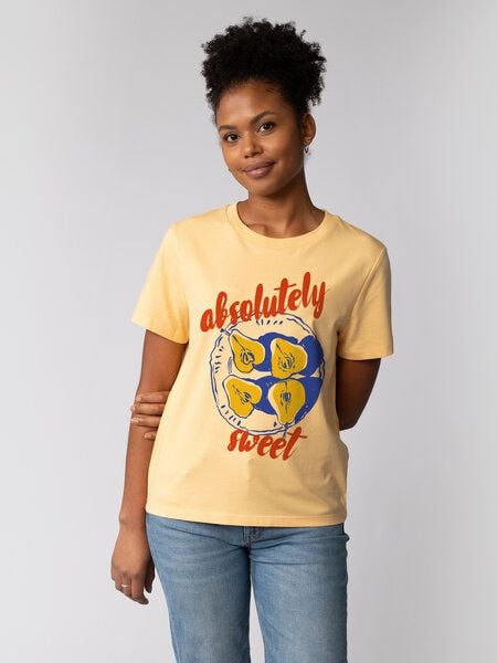 watapparel T-Shirt Frauen Pears absolutely sweet von watapparel