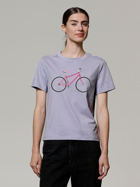 watapparel T-Shirt Frauen Pink Bike watapparel T-Shirt Frauen Pink Bike von watapparel