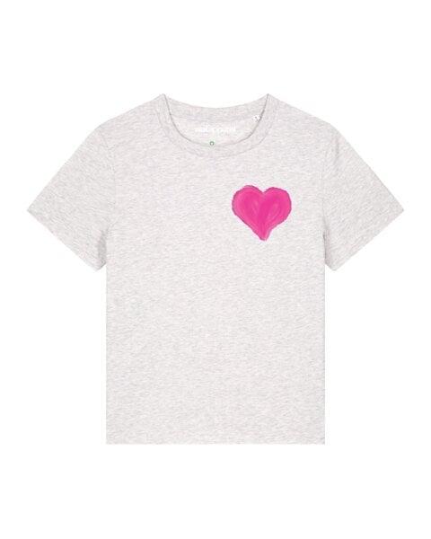 watapparel T-Shirt Frauen Pink Heart von watapparel