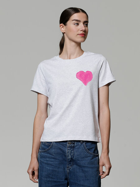 watapparel T-Shirt Frauen Pink Heart von watapparel