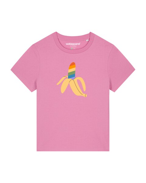watapparel T-Shirt Frauen Rainbow Banana von watapparel