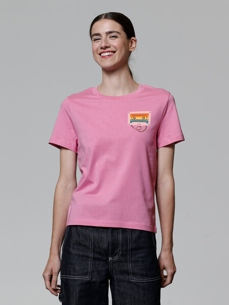 watapparel T-Shirt Frauen Rainbow Cassette von watapparel