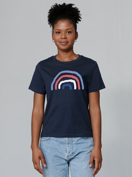watapparel T-Shirt Frauen Regenbogen watapparel T-Shirt Frauen Regenbogen von watapparel