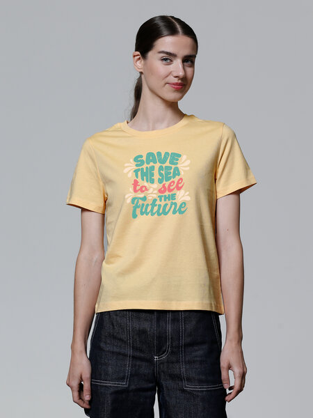 watapparel T-Shirt Frauen Save the sea von watapparel