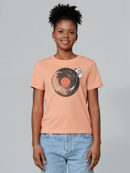 watapparel T-Shirt Frauen Schallplatte von watapparel