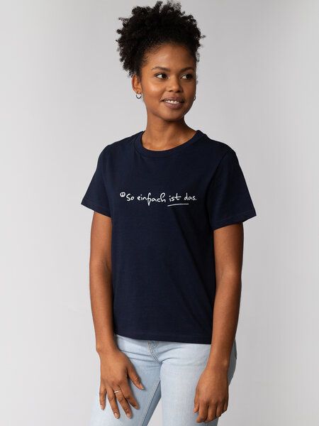 watapparel T-Shirt Frauen So einfach ist das von watapparel