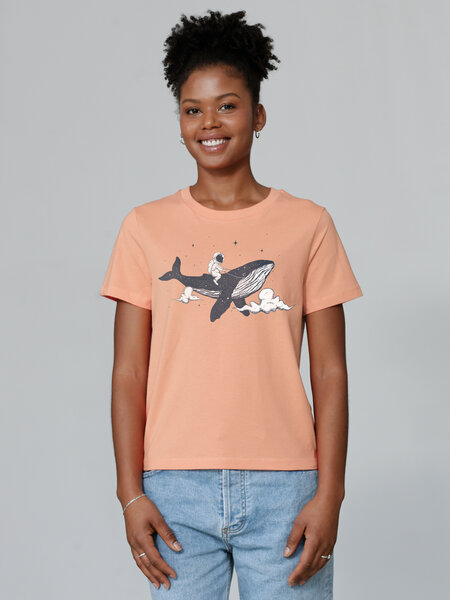 watapparel T-Shirt Frauen Spacewhale von watapparel