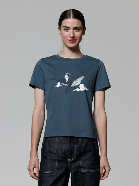 watapparel T-Shirt Frauen Spacewhale von watapparel