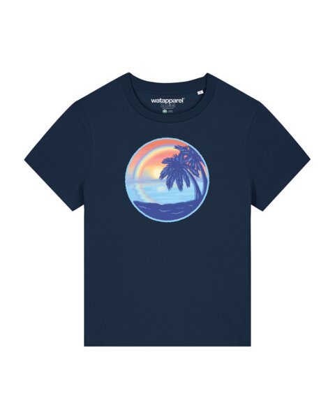 watapparel T-Shirt Frauen Sunset Rainbow von watapparel