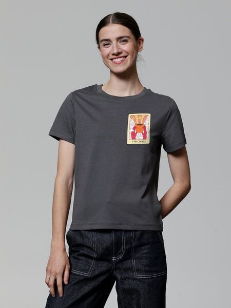 watapparel T-Shirt Frauen Tarot The Coffee watapparel T-Shirt Frauen Tarot The Coffee von watapparel