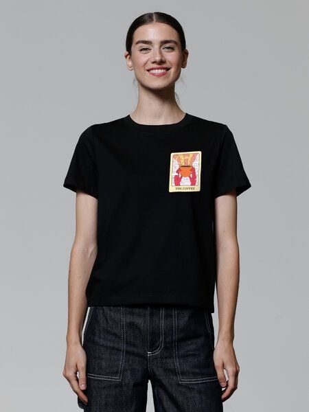 watapparel T-Shirt Frauen Tarot The Coffee watapparel T-Shirt Frauen Tarot The Coffee von watapparel