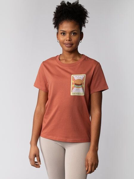 watapparel T-Shirt Frauen Tarot The Hamburger watapparel T-Shirt Frauen Tarot The Hamburger von watapparel