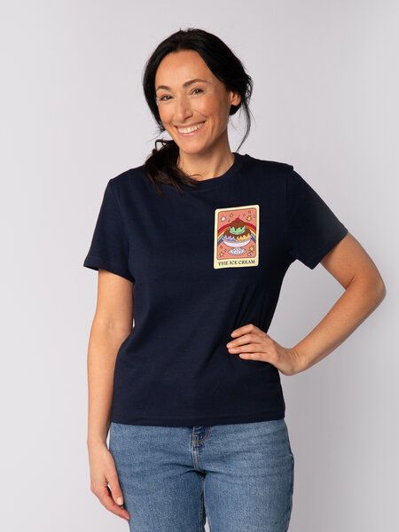 watapparel T-Shirt Frauen Tarot The Ice Cream watapparel T-Shirt Frauen Tarot The Ice Cream von watapparel