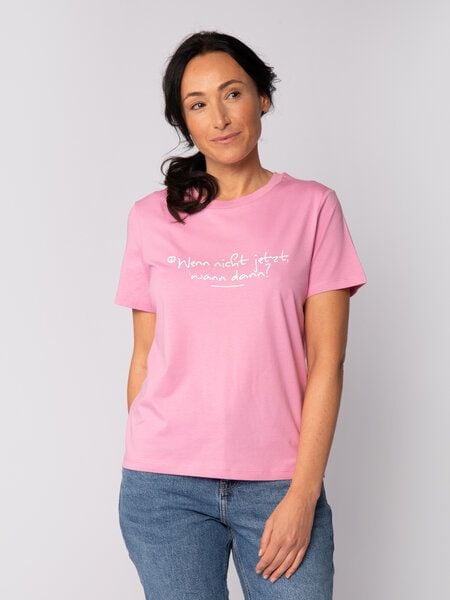 watapparel T-Shirt Frauen Wenn nicht jetzt wann dann von watapparel