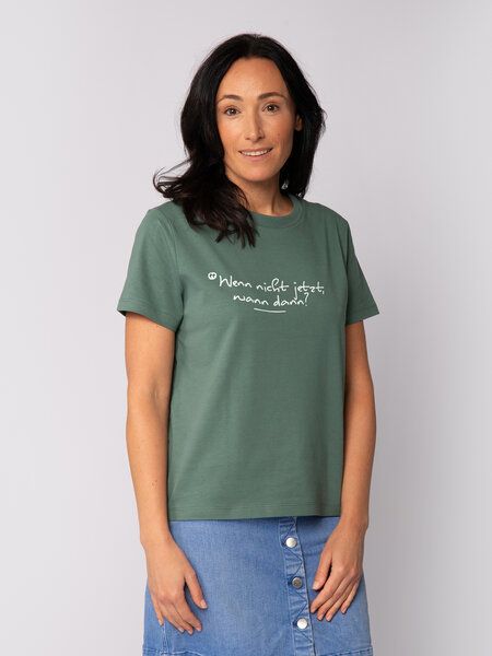 watapparel T-Shirt Frauen Wenn nicht jetzt wann dann von watapparel